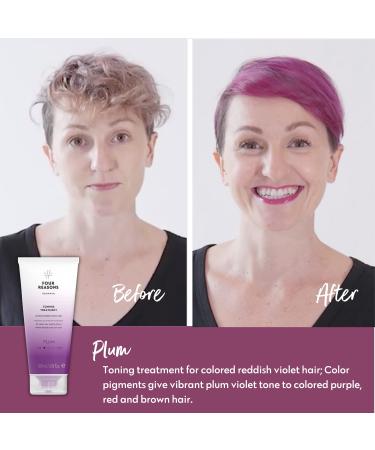 Four Reasons Hair Tinting Conditioner - Natural Semi-Permanent Purple Color - Gentle Intensive Tint for Hair - Pflaum  - Buy Online on GoSupps.com