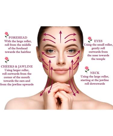 Jade Roller Face Massager: 100% Real Rose Quartz Gem Stone Roller: Beauty Facial Tool Anti Aging Reduces Eye Puffiness and Wrinkles: Neck Slimming Firming and Lymphatic Drainage: Noiseless - Buy Online on GoSupps.com