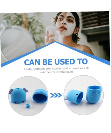 Buy Healeved Ice Cube Tray Facial Ice Roller Skin Massage Tool for Refreshing Facials & Skin Care - Buy Online on GoSupps.com