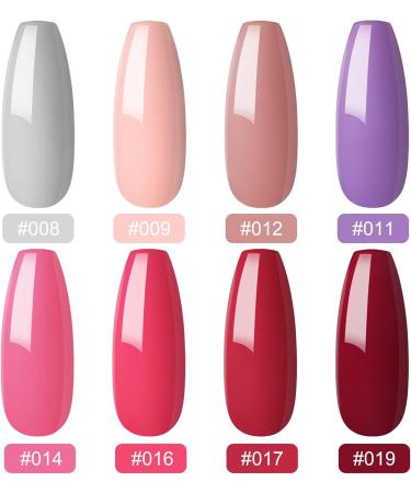 2G Dipping Powder Kit Nail Starter Nail 8PCS Dipping Powder System French Powder No Needed Nail Lamp Fast Dry Nail Art Manicure DIY Salon Gift Set for Women Girls DIY Nail Beginner Home Salon Gift color06 - Buy Online on GoSupps.com