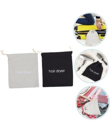 Baluue 2pcs Hair Dryer Storage Bag Travel Hairdryer Hair Dryer Dustproof Bags Hair Dryer Organizers Fabric - Buy Online on GoSupps.com