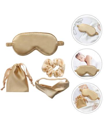 4pcs Blindfold Hair Scarves & Masks for Women | Silk Headbands Bandanas & Scrunchies - Multipurpose Hair Accessories - Buy Online on GoSupps.com