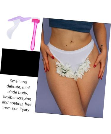 Rasoir Intime pour Femmes Pochoir de Mise Mini Taille Mat riau S r Couleur Al atoire Kit de Rasage Bikini Pr cis pour Zones Sensibles Couleur Al atoire - Buy Online on GoSupps.com