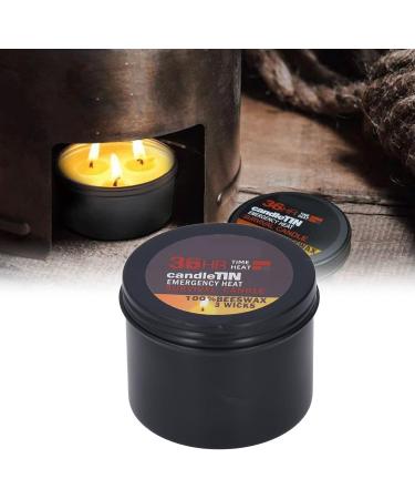 3 Wicks Survival Candle  Portable Emergency Candle Tealight Candle 36 Hours Burning for Home Outdoor Camping and Emergency Kit - Buy Online on GoSupps.com