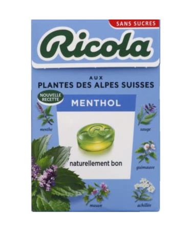 Ricola Ricola Without Sugars 50 g Box Menthol Stevia - Box of 50 g