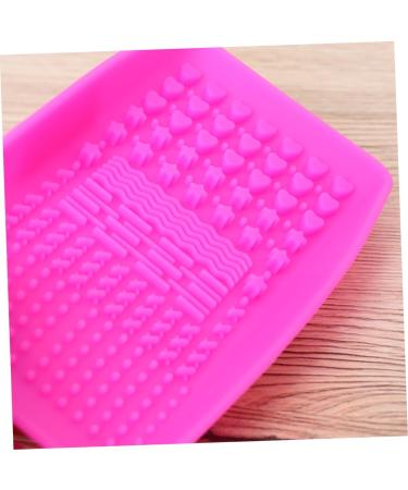 Beavorty 1PC Silicone Makeup Brush Cleaning Mat silicone makeup applicator makeup brush cleaner Makeup Brush Scrubber Mat makeup brush cleaning tool brush cleaning pad beauty tools portable - Buy Online on GoSupps.com