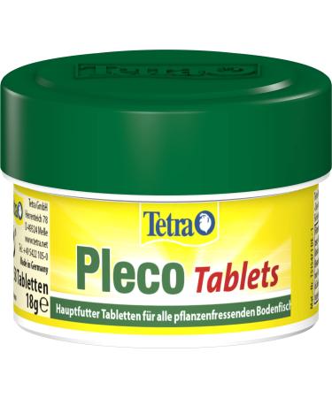 Tetra Pleco Tablets - nutrient -rich fish feed for all herbivorous soil fish (e.g. catfish) 58 tablets tablets 58 pieces (1 Pack)