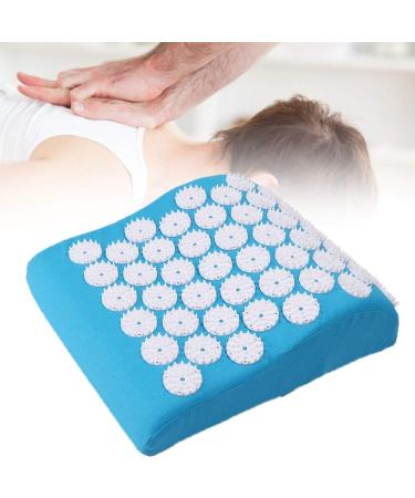 Acupuncture Pillow Massage | Acupressure Neck Pillow for Pain Relief & Improved Blood Circulation Blue  - Buy Online on GoSupps.com