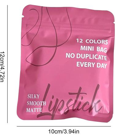  Generisch Mini Velvet Lipstick Set 12 Colors Non-fading Waterproof for Mother Wife Girlfriend Daughter - Buy Online on GoSupps.com