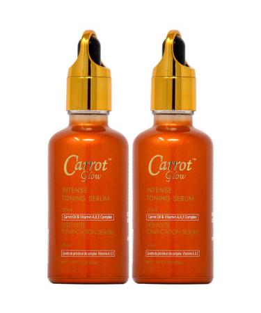 Carrot Glow Intense Toning Serum 1.66oz (Pack of 2)