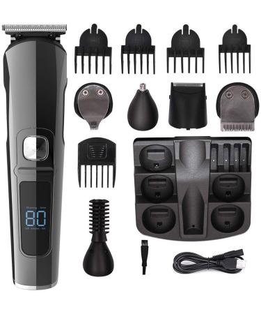 Professional Digital Hair Trimmer - Rechargeable Cordless Hair Clipper for Men | Low Noise Adjustable Ceramic Blade - Buy Online on GoSupps.com