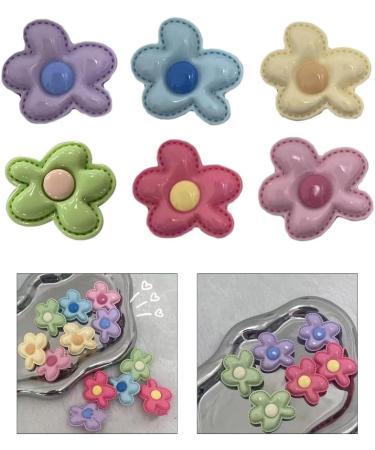 Shinycome Floral Hair Clip Resin Hair Accessory Flower Hair Barrettes Resin Flower Hair Hairpin for Girls Woman Teen Purple - Buy Online on GoSupps.com