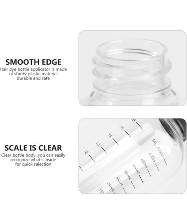 Lurrose 4 x 500ml Hair Color Bottles - Refillable Applicator with Measurement Scale for Perfect Hair Dyeing | Ideal Coloring Tool for Permanent Wave & Oil Salon - Buy Online on GoSupps.com