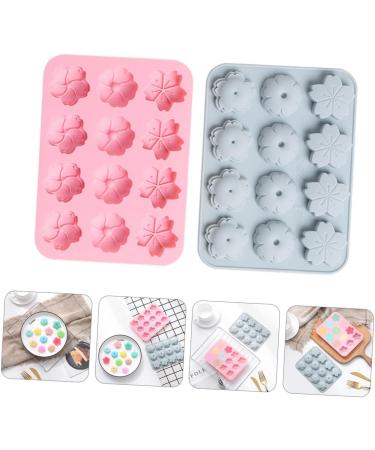 Zerodeko 4 Pcs Silicone Mold Christmas Party Baking Supplies Chocolate Christmas Xmas Soap Christmas Soap Flower Mould Silicone Soap Molds Flower Candle Mold Jelly Silica Gel 17X12.6X1.2CMx2pcs - Buy Online on GoSupps.com