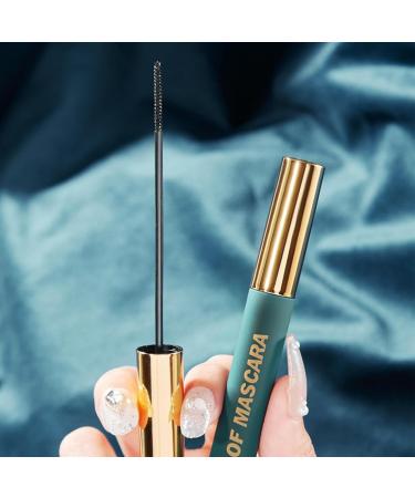 Thick Mascara Primer Lash Mascara With Silicone Brush Head Long Lasting Natural Look Mascara Smudge Proof Mascara Makeup Accessories Thicker Lashes Mascara No Clumping Sticking Mascara For Girl - Buy Online on GoSupps.com