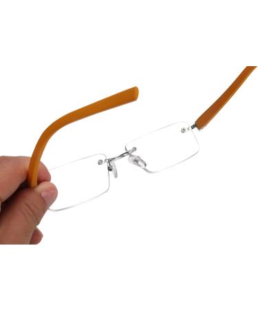 Viscare Pack of 3 Rimless Frameless Reading Glasses +1.50 - Ideal Visual Aid for Men & Women | International Shipping Available - Buy Online on GoSupps.com