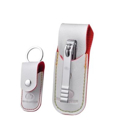 Nail Clippers Pedicure Kit Stainless Steel Nail Cutter Portable Keychain Nail Clipper with File for Man and Women Sharp Nail Clipper Perfect Use for Traveling Home Office Manicure Kit (Color : C