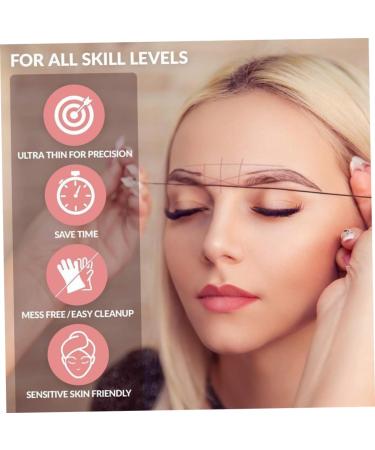 Eyebrow Mapping String Pre-Inked Microblading Mapping String Microblading Brows String Supplies Eyebrow Tool Black - Buy Online on GoSupps.com