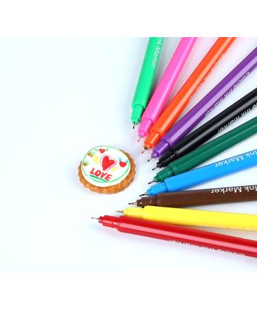 Double Head Edible Pigment Pen Food Coloring Pencil Cake Decorating Tool Cookie Painting Marker Baking Accessories 10 Colors in a Box - Buy Online on GoSupps.com