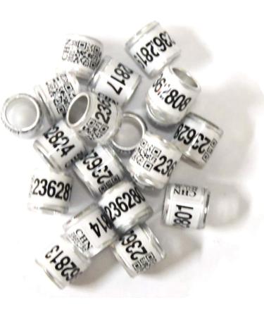 Christol Pigeon Feet 50 Pieces | Colorful T rkiye Leg Tapes for Birds | 8mm Poultry Plastic Clips - Buy Online on GoSupps.com