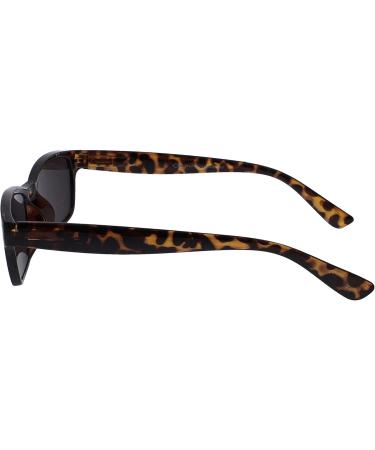 Opulize Unisex Nix Reading Glasses +2.50 Diopters - Brown Tortoiseshell Sun | Stylish & Durable Eyewear for All - Buy Online on GoSupps.com