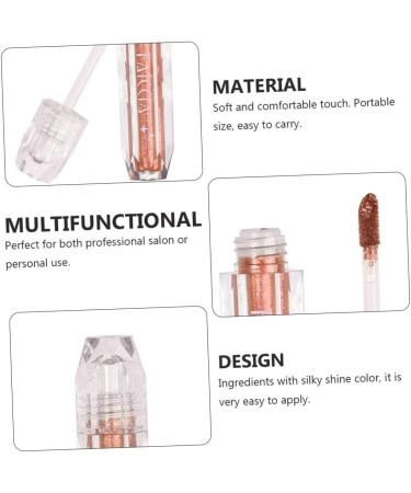 FRCOLOR 2 pcs Makeup Fluid for Sparkling Eyeshadow Gloss Shadow Long Liquid Waterproof Shiny Glitter 1 count (Pack of 1) As Shownx2pcs - Buy Online on GoSupps.com