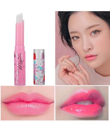 Buy Strawberry Color Changing Lip Balm | Waterproof Moisturizing Lip Gloss - Magic Temperature Reaction - Buy Online on GoSupps.com