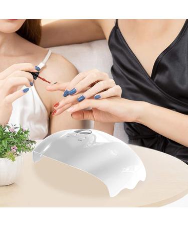 Agate UV LED Nail Lamp - 36W Professional Gel Nail Dryer with Dual Light Source 3 Timer Settings & Portable Design for Home & Studio Use - Buy Online on GoSupps.com