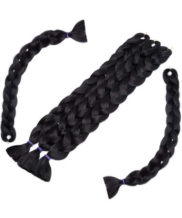 SEGO 41 Braid Extensions - Synthetic Crochet Braiding Hair (165g/Bundle) - Black | International Shipping Available - Buy Online on GoSupps.com