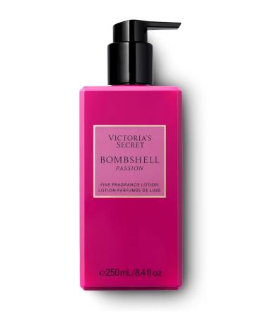 Victoria's Secret Bombshell Passion Fragrance Body Lotion Notes of Sparkling Cassis Queen Peony & Fuchsia Rose (8.4 oz) - Buy Online on GoSupps.com