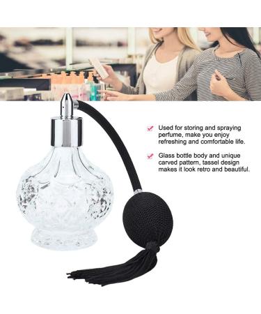 Vintage Perfume Spray Bottle 80ml Vintage Refillable Perfume Bottle with Long Tassel - Buy Online on GoSupps.com
