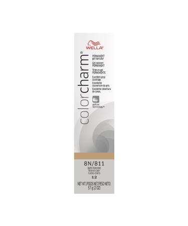 Wella ColorCharm Permanent Gel Haircolor  With Long Lasting Gelfuse  Technology  For Gray Coverage  Brown Tones 8N Light Blonde 1 - Buy Online on GoSupps.com