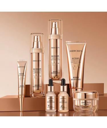 Beautivana Mercilen Premium Diamond Gold Korean Skin Care Beauty Set Luxury Skincare Collection with Vitamin C Essence Hydrating Anti-Aging Serum for Face Beauty Skin Care Set - Buy Online on GoSupps.com