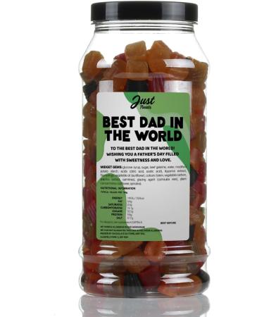 Just Treats Fathers Day Sweet Gift Jar - Customisable Pick A Sweet and Pick a Best Dad Message - Pick & Mix Sweets - Quality Pic n MiX Father's Day - Buy Online on GoSupps.com