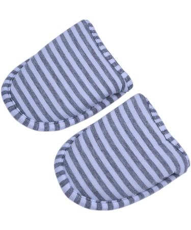 Keenso Reisen Foldable Slippers - Soft Portable Slipproof Indoor Travel Slippers for Women | Gray Stripes - Buy Online on GoSupps.com