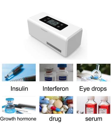 RZM Mini Fridge Insulin Cooler Travel Case 2-8 Degree Portable Insulin Medical Refrigerator for Car/Travel/Home - Refrigeration Space: 175 60 26mm - Buy Online on GoSupps.com