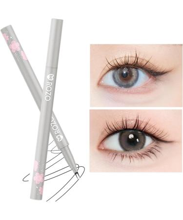 Double Tip Lower Lash Eyeliner - Liquid Eye Liner | Double Tip Double Eyelid With Ultra-Fine Waterproof Eyeliner Pencil For Beginner Shakven X601# Cool Gray - Buy Online on GoSupps.com
