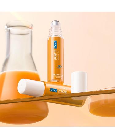 Lutein VC eye oil VC antiwrinkle eye essential oil with roller ball firming antiwrinkle eye care against wrinkles bags and bags under the eyes eye care for all skin types 8 ml - Buy Online on GoSupps.com