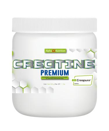 ALPHA NUTRITION CREAPURE CREATINE PREMIUM 500 GR White