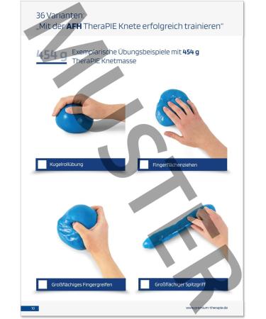 AFH Kneading Guide for TheraPIE Knete | 36 Exercise Examples for Effective Training - Buy Online on GoSupps.com