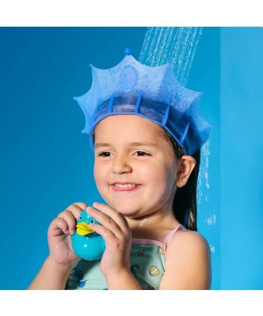 RizzoCrew shower hood children - relaxed hair washing without tears - hair wash help children - hair washing child protection - shower cap children