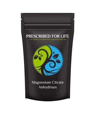 Prescribed for Life Magnesium Citrate Anhydrous - Natural USP TriMagnesium Citrate Water Soluble Powder - 16% Mg 2 kg 2 kg (4.4 Pound)