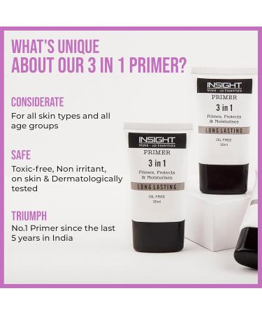 Insight Primer | 3 In 1 Oil Free - Buy Online on GoSupps.com