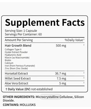 Keepfitlab Hair + Energy Supplement 60 Capsules Hair Growth Blend with Collagen Biotin Minerals 500mg - Buy Online on GoSupps.com