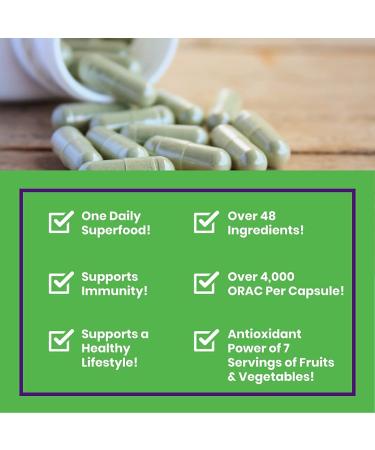 Paradise Herbs Earthâ€™s Blend One Daily Superfood Multi-Vitamin - No Iron, 30 Veggie Capsules - Buy Online on GoSupps.com