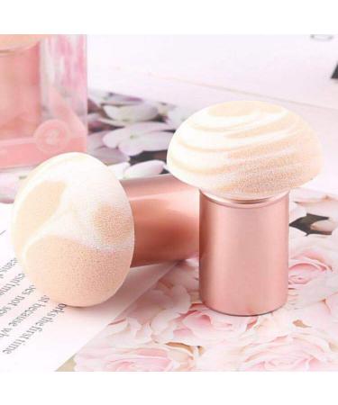 Doubleer Makeup Sponge Puff - Small Mushroom Head Air Cushion BB Wet & Dry Cosmetic Tool for Flawless Makeup Application - Buy Online on GoSupps.com