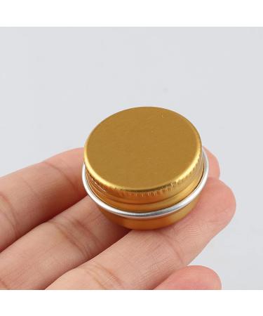 Buy 50 Pieces 5ml Gold Aluminum Jars with Screw Caps - Perfect for Cosmetics & Packaging Solutions - Buy Online on GoSupps.com