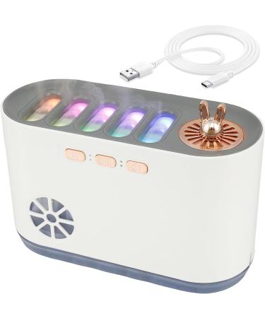 Essential Oil Diffuser with Music Sync | 700ml Colorful Humidifier for Home & Office - Buy Online on GoSupps.com