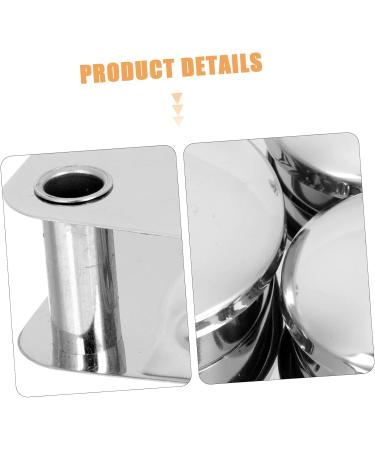 FOMIYES 5 Sets Nail Art Storage Jar Container with Lid Metal Bracket Manicure Cup Dappen Dish Cup Mini Nail Polish Kit U as Acrilicas Metal Holder Metal Stand Liquid Stainless Steel Tool - Buy Online on GoSupps.com
