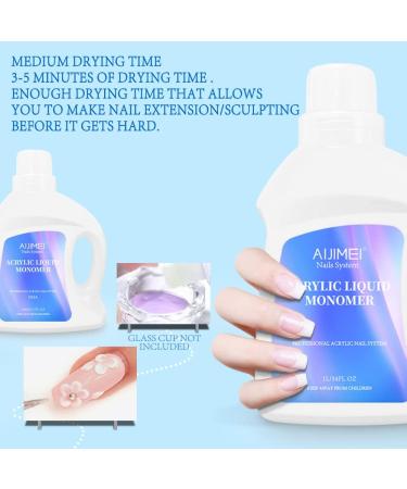 AIJIMEI Acrylic Monomer Acrylic Liquid 17OZ Acrylic Liquid Monomer 500ml For Acrylic Powder Acrylic Nail Liquid Monomer For Acrylic Nails Acrylic For Nails Powders & Liquids - Buy Online on GoSupps.com
